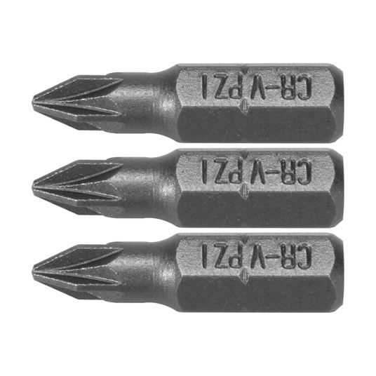 BITY 1/4"X25 MM PZ1 3 SZT -zdjęcie numer 1