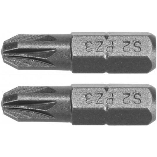 BITY 1/4"X25 MM PZ3 2 SZT -zdjęcie numer 1