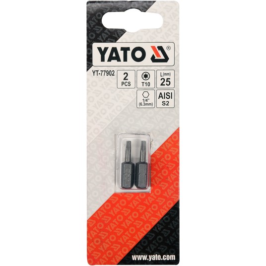 BITY 1/4"X25 MM TORX T10 2 SZT -zdjęcie numer 2