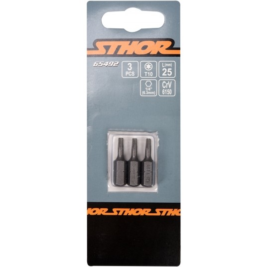 BITY 1/4"X25 MM TORX T10 3 SZT -zdjęcie numer 2