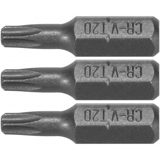 BITY 1/4"X25 MM TORX T20 3 SZT -zdjęcie numer 1