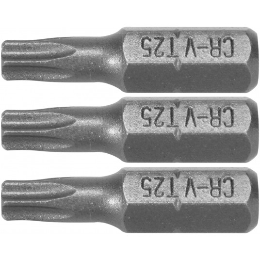 BITY 1/4"X25 MM TORX T25 3 SZT -zdjęcie numer 1