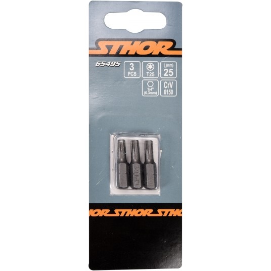 BITY 1/4"X25 MM TORX T25 3 SZT -zdjęcie numer 2