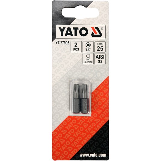 BITY 1/4"X25 MM TORX T27 2 SZT -zdjęcie numer 2