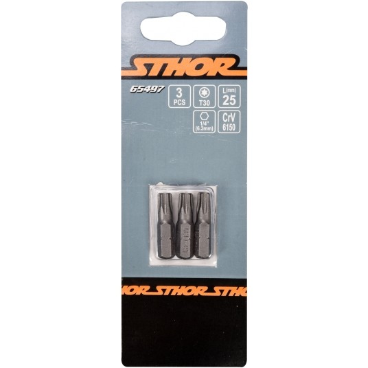 BITY 1/4"X25 MM TORX T30 3 SZT -zdjęcie numer 2
