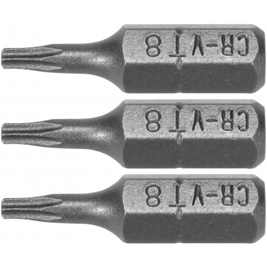BITY 1/4"X25 MM TORX T8 3 SZT -zdjęcie numer 1
