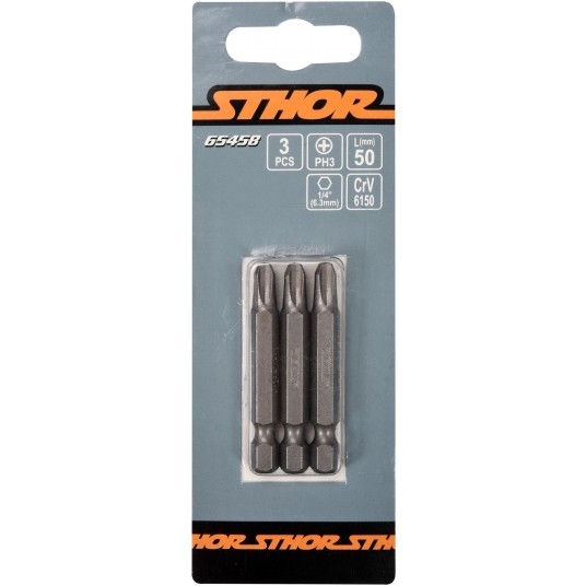 BITY 1/4"X50 MM PH3 3 SZT -zdjęcie numer 2