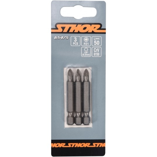 BITY 1/4"X50 MM PZ1 3 SZT -zdjęcie numer 2