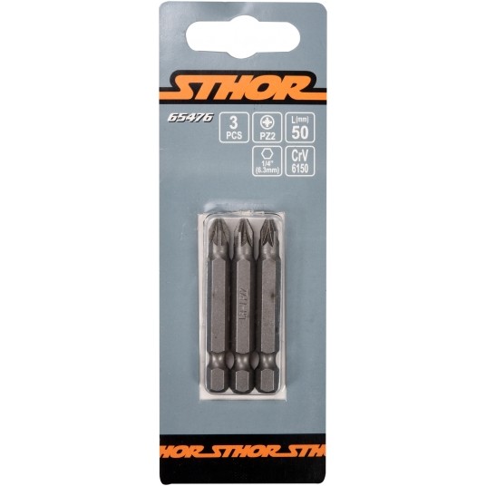 BITY 1/4"X50 MM PZ2 3 SZT -zdjęcie numer 2