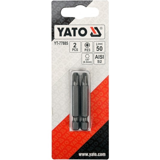 BITY 1/4"X50 MM PZ3 2 SZT -zdjęcie numer 2