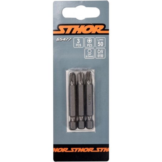 BITY 1/4"X50 MM PZ3 3 SZT -zdjęcie numer 2