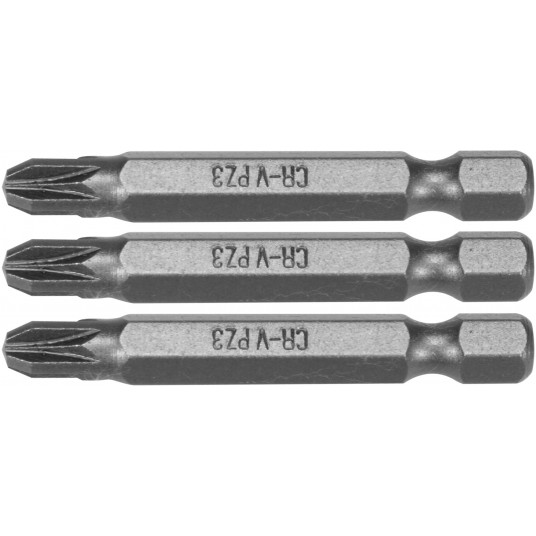 BITY 1/4"X50 MM PZ3 3 SZT -zdjęcie numer 1