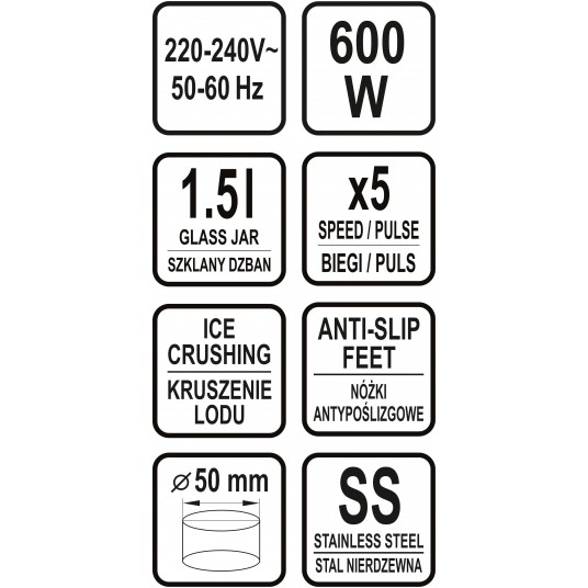 BLENDER KIELICHOWY 600W CZERWONY -zdjęcie numer 9