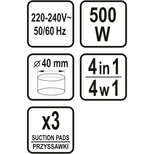 BLENDER KIELICHOWY DO SMOOTHIE 500W -zdjęcie numer 12