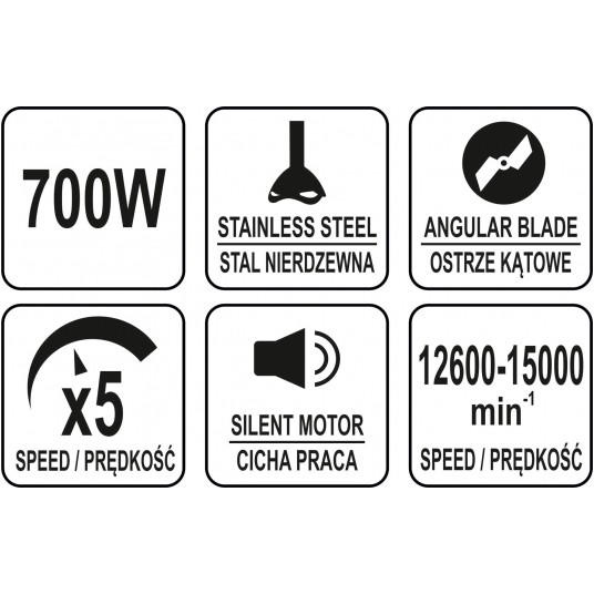 BLENDER RĘCZNY 700W -zdjęcie numer 4