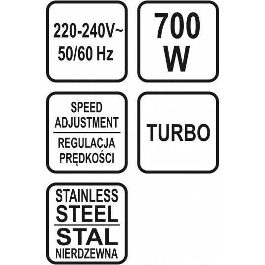 BLENDER RĘCZNY WIELOFUNKCYJNY 5W1 700W -zdjęcie numer 8