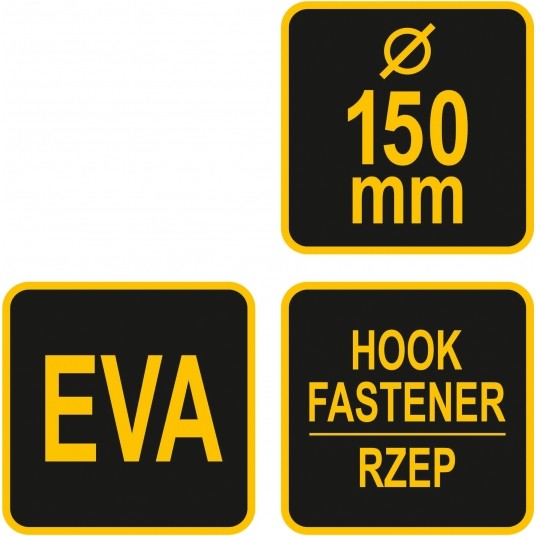 BLOK ŚCIERNY FI 150 MM Z RZEPEM -zdjęcie numer 1
