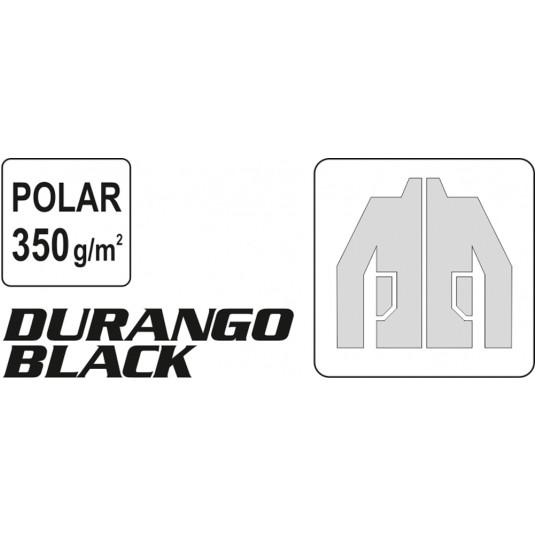 BLUZA POLAROWA DURANGO CZARNA ROZMIAR S -zdjęcie numer 2