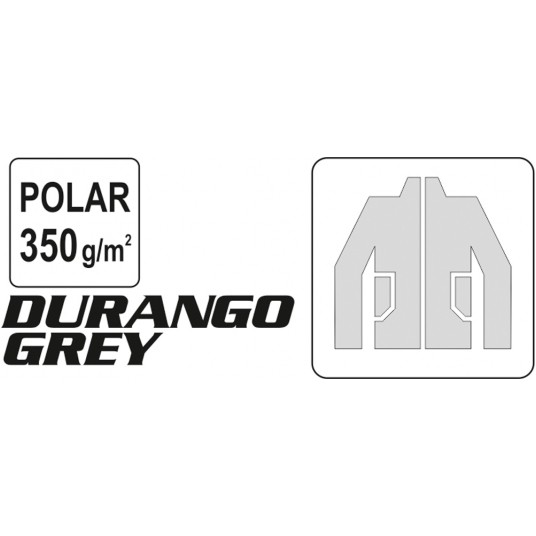 BLUZA POLAROWA DURANGO SZARA ROZMIAR XXL YATO -zdjęcie numer 2