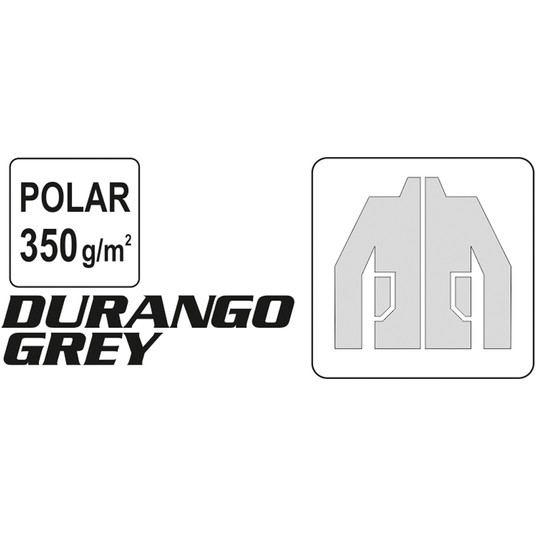BLUZA POLAROWA DURANGO SZARA ROZMIAR XXL YATO -zdjęcie numer 2