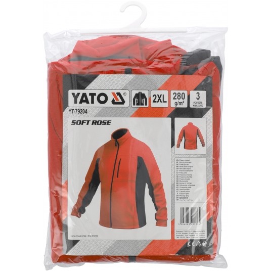 BLUZA POLAROWA SOFT ROSE R. 2XL -zdjęcie numer 1