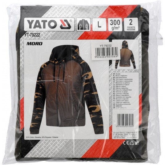 BLUZA Z KAPTUREM MORO R. L -zdjęcie numer 1