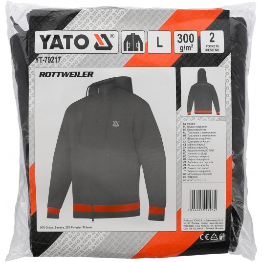 BLUZA Z KAPTUREM ROTTWEILER R. L -zdjęcie numer 2