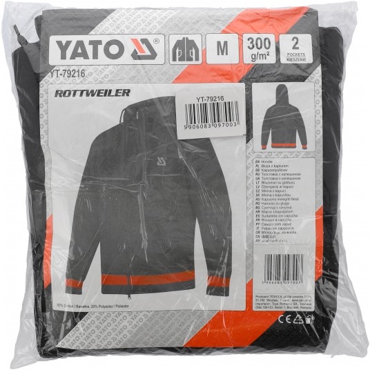 BLUZA Z KAPTUREM ROTTWEILER R. M -zdjęcie numer 2