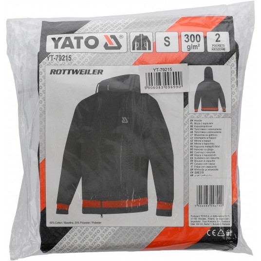 BLUZA Z KAPTUREM ROTTWEILER R. S -zdjęcie numer 1