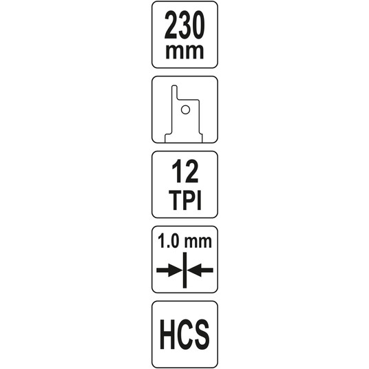 BRZESZCZOT HCS 230MM 12T PROSTE CIĘCIE -zdjęcie numer 5