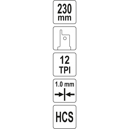 BRZESZCZOT HCS 230MM 12T PROSTE CIĘCIE -zdjęcie numer 5