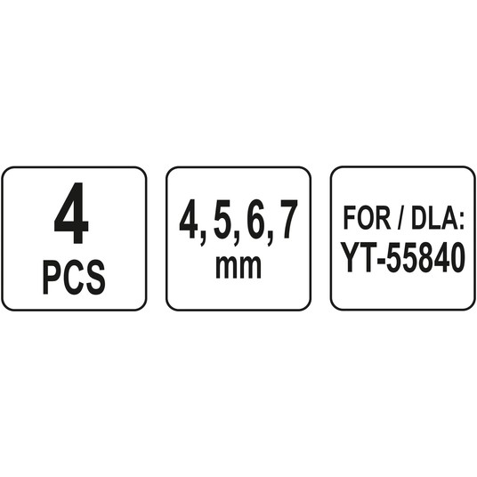 CERAMICZNE DYSZE DO PIASKARKI KAB 4 SZT -zdjęcie numer 4