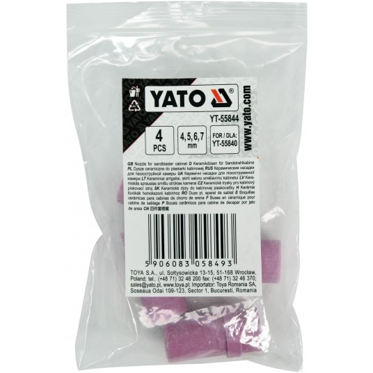 CERAMICZNE DYSZE DO PIASKARKI KAB 4 SZT -zdjęcie numer 3