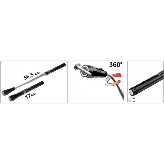 CHWYTAK TELESKOPOWY Z MAGNESEM I DIODAMI -zdjęcie numer 7