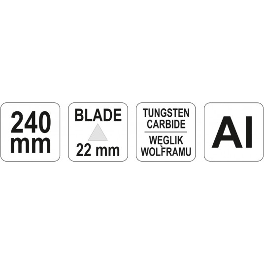 CYKLINA METALOWA 240X22MM YATO -zdjęcie numer 3