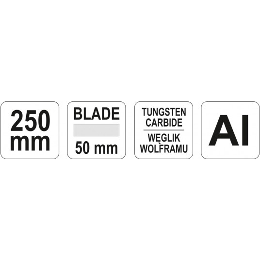 CYKLINA METALOWA 250X50MM YATO -zdjęcie numer 3