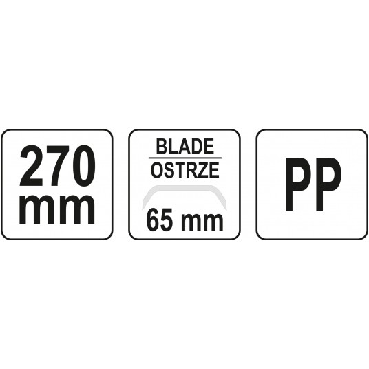 CYKLINA Z TWORZYWA SZER. OSTRZA 65 MM -zdjęcie numer 5