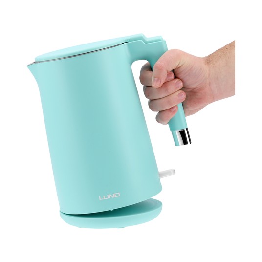 CZAJNIK EL. 1,5L TURKUSOWY, COOL TOUCH -zdjęcie numer 2