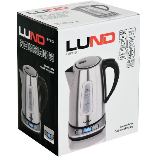 CZAJNIK EL.1,7L REG. TEMP. W PODSTAWIE -zdjęcie numer 8