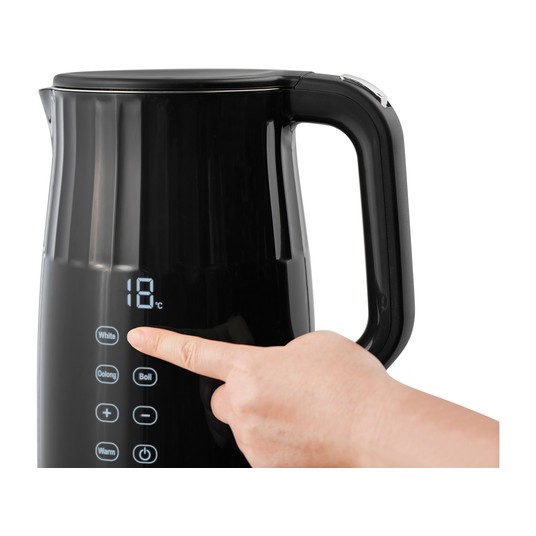 CZAJNIK EL.1,7L, REGULACJA TEMP., CZARNY -zdjęcie numer 6