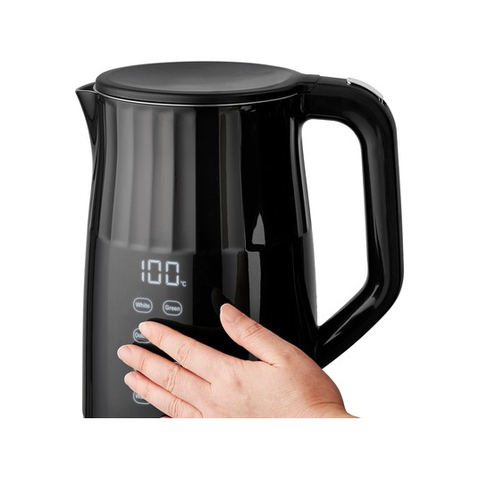 CZAJNIK EL.1,7L, REGULACJA TEMP., CZARNY -zdjęcie numer 5