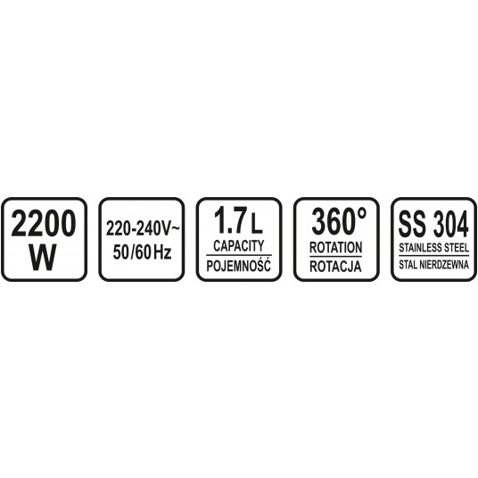 CZAJNIK ELEKTRYCZNY 1,7L RETRO -zdjęcie numer 8