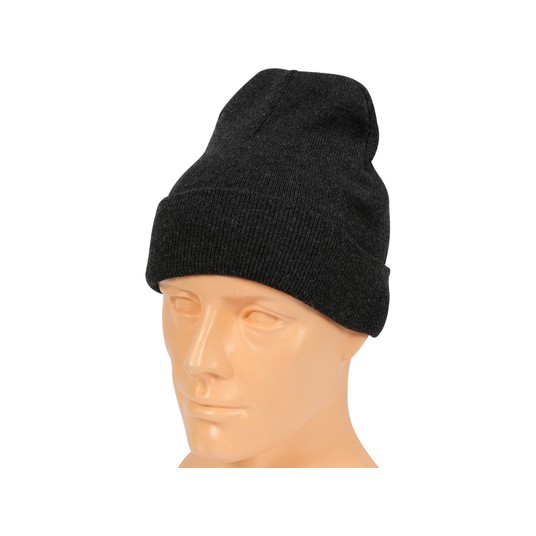 CZAPKA ZIMOWA CIEMNOSZARA -zdjęcie numer 2