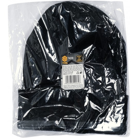 CZAPKA ZIMOWA CZARNA -zdjęcie numer 3