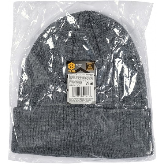 CZAPKA ZIMOWA SZARA -zdjęcie numer 4