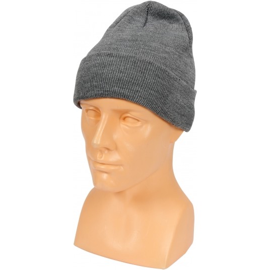 CZAPKA ZIMOWA SZARA -zdjęcie numer 2