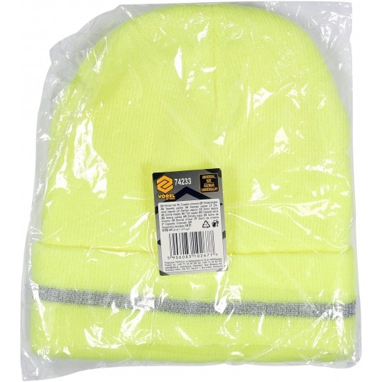 CZAPKA ZIMOWA ZÓŁTA -zdjęcie numer 4