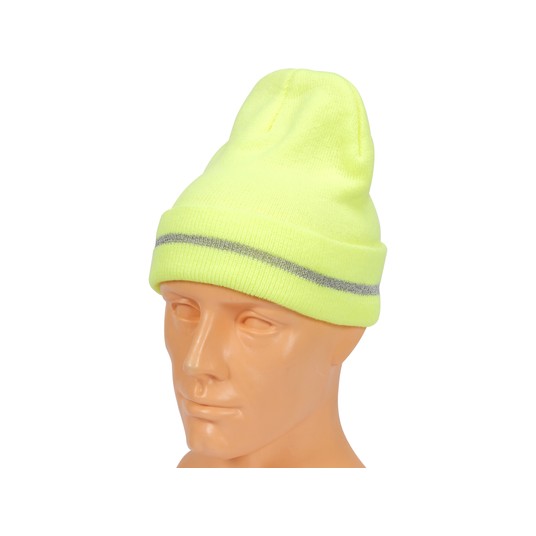 CZAPKA ZIMOWA ZÓŁTA -zdjęcie numer 2