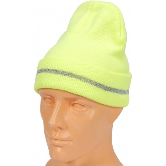 CZAPKA ZIMOWA ZÓŁTA -zdjęcie numer 3