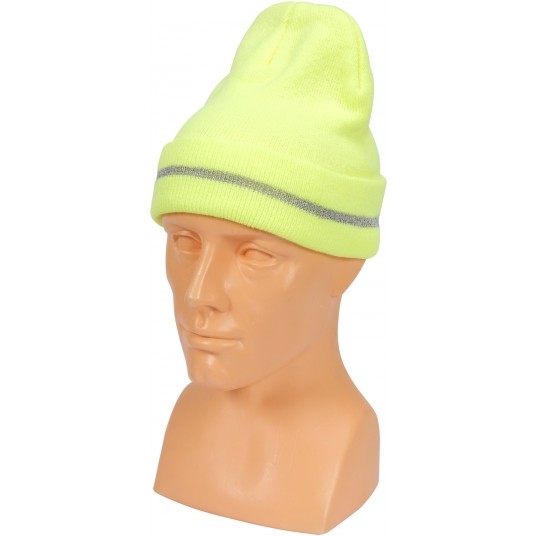 CZAPKA ZIMOWA ZÓŁTA -zdjęcie numer 2